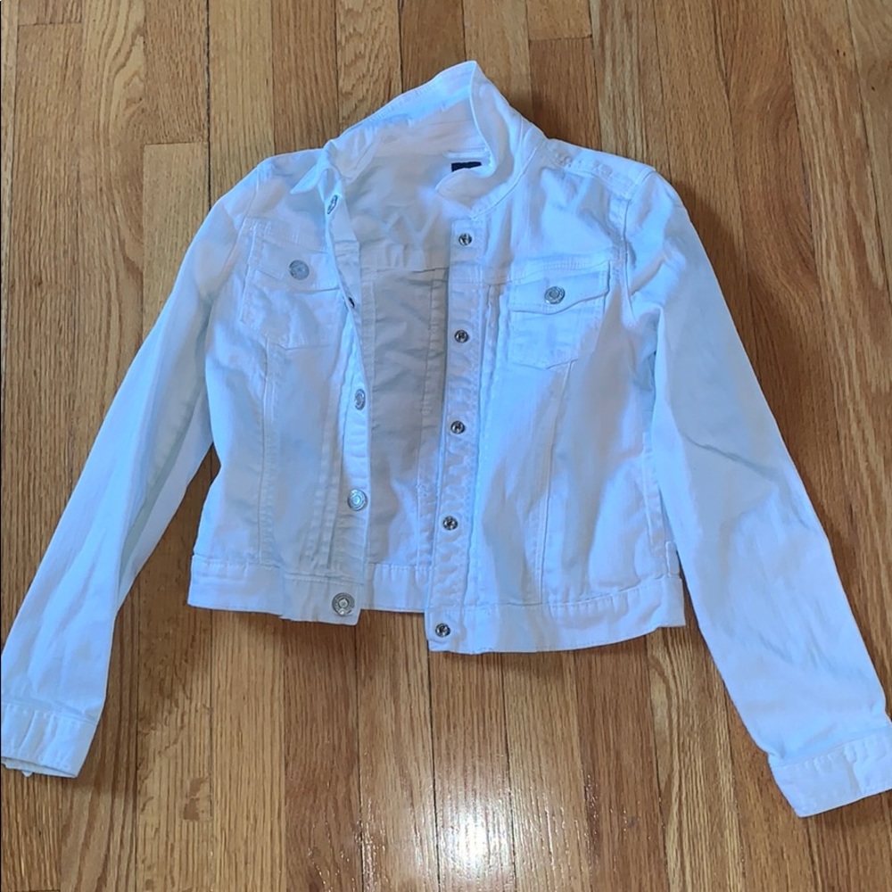 White Jean Jacket